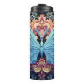 Blauwe vlinder thermosbeker (Voorkant)