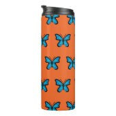 Blauwe Vlinder Thermosbeker (Geroteerd rechts)