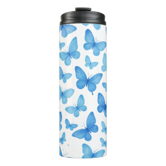 Blauwe Vlinder Thermosbeker