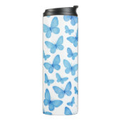 Blauwe Vlinder Thermosbeker (Gedraaid links)