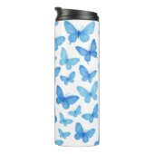 Blauwe Vlinder Thermosbeker (Geroteerd rechts)