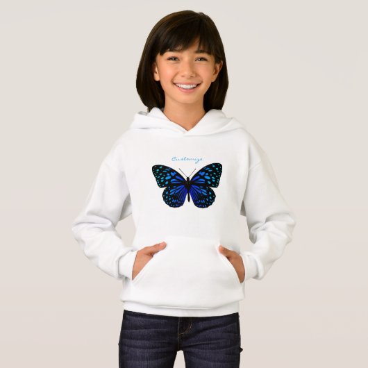 Blauwe vlinder Thunder_Cove (Voorkant volledig)