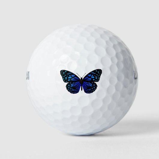 blauwe vlinder Thunder_Cove Golfballen (Voorkant)