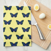 Blauwe vlinder Thunder_Cove Kitchen Towel Theedoek (Quarter Fold)