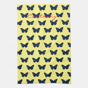 Blauwe vlinder Thunder_Cove Kitchen Towel Theedoek