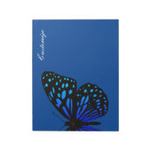 Blauwe vlinder Thunder_Cove Notitieblok (Linkerzijde)