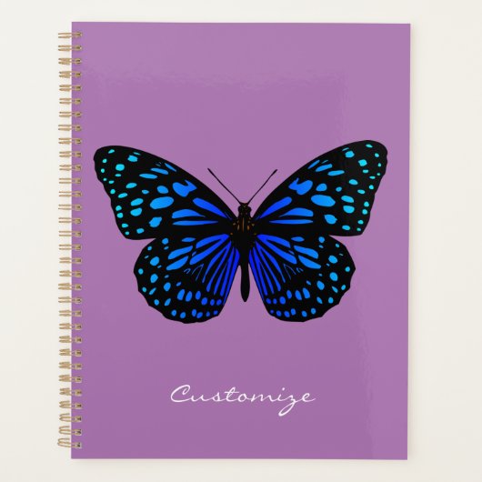 Blauwe vlinder Thunder_Cove Planner (Voorkant)
