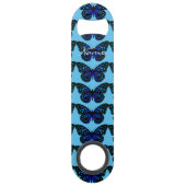 Blauwe vlinder Thunder_Cove Speed Flessenopener (Voorkant)