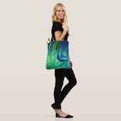Blauwe vlinder tote bag (Op model)