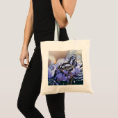 Blauwe vlinder tote bag (Voorkant (product))