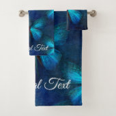 Blauwe vlinder van Joy & Luck Bad Handdoek (Insitu)