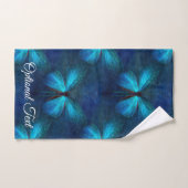 Blauwe vlinder van Joy & Luck Bad Handdoek (Handdoek)