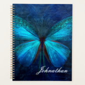 Blauwe vlinder van Joy & Luck Planner (Voorkant)