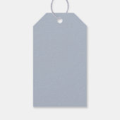 Blauwe Vlinder Verjaardag Cadeaulabel (Achterkant)