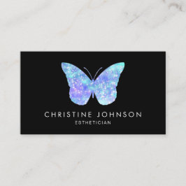 blauwe vlinder visitekaartje