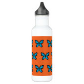 Blauwe vlinder waterfles  (Links)