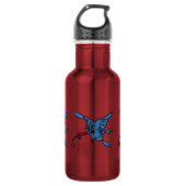 Blauwe vlinder waterfles (Voorkant)