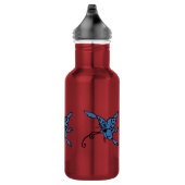 Blauwe vlinder waterfles  (Rechts)