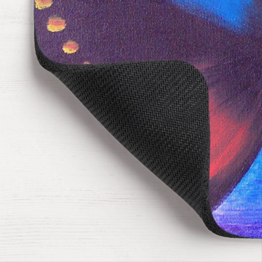 Blauwe vlinder - Zonneverf - Meervoudig Muismat (Hoek)