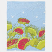 blauwe vlinderdeken fleece deken (Voorkant)