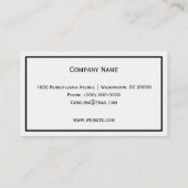 Blauwe vlindergras visitekaartje (Achterkant)