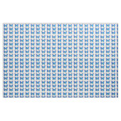 Blauwe vlinderkatoen stof (Fat Quarter)
