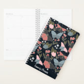 Blauwe vlinderplanner | Schattigee aanpasbare plan Planner (Display)