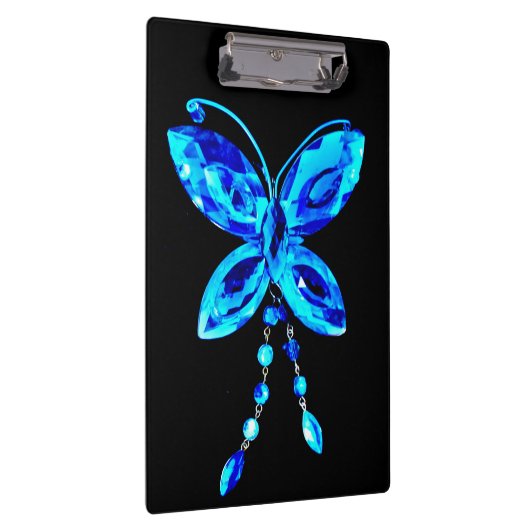 Blauwe vlinderrism klembord (Rechts)