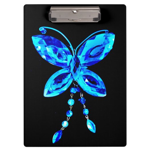 Blauwe vlinderrism klembord (Voorkant)