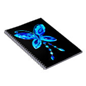 Blauwe vlinderrism notitieboek (Rechterzijde)