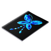 Blauwe vlinderrism notitieboek (Linkerzijde)