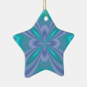 Blauwe Vlinders Abstract Keramisch Ornament (Rechts)