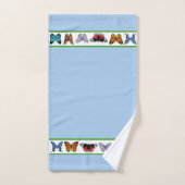 Blauwe vlinders (Bridget Collectie) Bad Handdoek (Handdoek)