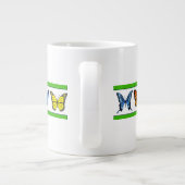 Blauwe vlinders (Bridget Collectie) Grote Koffiekop (Achterkant)