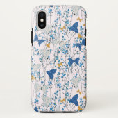  blauwe vlinders Case-Mate iPhone case (Achterkant)
