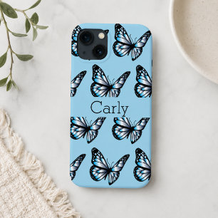 Blauwe Vlinders Case-Mate iPhone Case