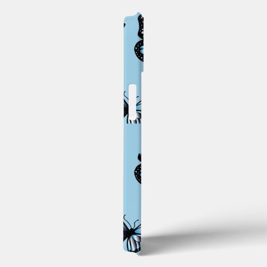 Blauwe Vlinders Case-Mate iPhone Case (Achterkant / Rechts)
