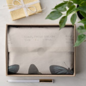 Blauwe Vlinders Ephemera Decoupage Blauwgroen T Tissuepapier (Geschenk)