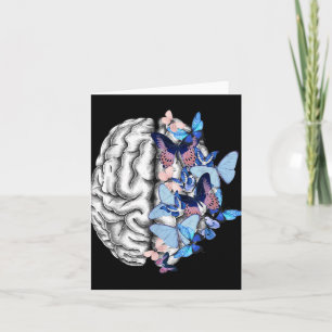 Blauwe Vlinders Geestelijke Gezondheid Bewustzijn  Kaart