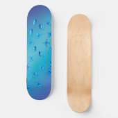 Blauwe vlinders in het bewegingskarton persoonlijk skateboard (Voorkant)