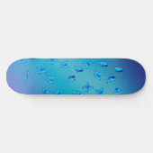 Blauwe vlinders in het bewegingskarton persoonlijk skateboard (Horizontaal)
