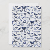  blauwe vlinders kaart (Achterkant)