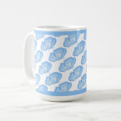 Blauwe Vlinders Koffiemok (Voorkant links)