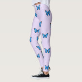 Blauwe Vlinders Leggings (Links)