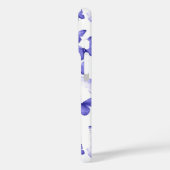 Blauwe Vlinders Modern Elegant Custom Monogram Case-Mate iPhone Case (Achterkant / Links)