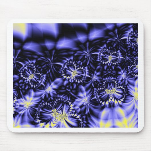 Blauwe Vlinders Muismat (Voorkant)