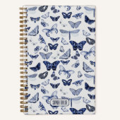 blauwe vlinders notitieboek (Voorkant)