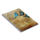 blauwe vlinders notitieboek (Rechterzijde)