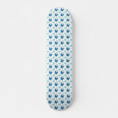  blauwe vlinders persoonlijk skateboard (Voorkant)