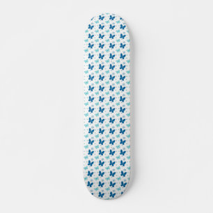 blauwe vlinders persoonlijk skateboard